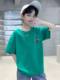 소년 쇼트 슬리브 티셔츠 2025 새로운 스타일 중형 중간 및 큰 어린이 여름 옷 소년의 반팔 티셔츠 트렌디 한 여름 코튼 탑 소년 쇼트 슬리브 티셔츠 2025 새로운 스타일 중형 중간 및 큰 어린이 여름 옷 소년의 반팔 티셔츠 트렌디 한 여름 코튼 탑