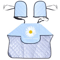 Electric motorcycle windshield summer sunscreen cover split thin summer battery car shade Spring and Autumn Winter plus Velvet