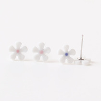 Popular jewelry Jingdezhen ceramic jewelry pin needle white glaze color creative new steel needle