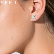 Starfish shell earrings 2021 New tidal red temperament Joker earrings retro fashion fresh and advanced earrings