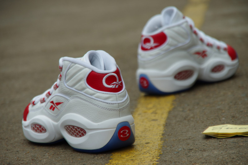 复刻 艾弗森 reebok question1 白红 问题1代