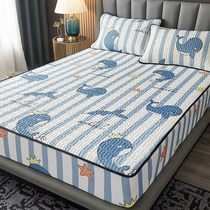 Latex mattress single piece autumn soft mat bed cover dust cover Simmons mattress protective cover all-inclusive mat bed cover autumn