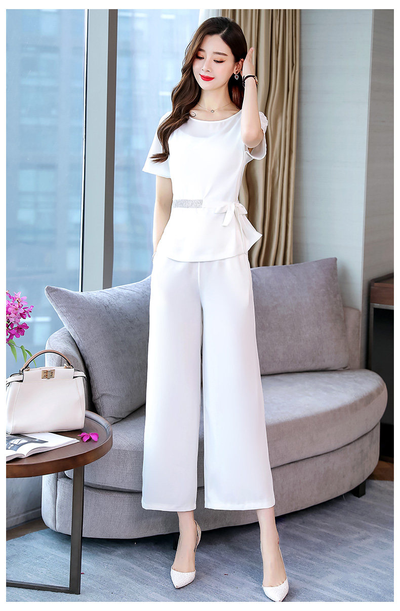 收腰纯色两件套2021夏季女装套装两件套_木子山风(原凯依莉)kyl8803