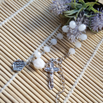 New Italian Rosary beads Christian Crystal Rosary cross for men and women wishing bracelet