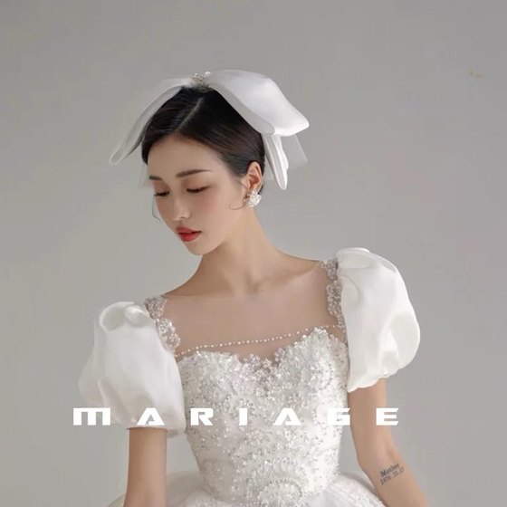 새로운 스타일 신부 등록 소형 베일 한국 인터넷 유명인 사진 소품 활 베일 새로운 스타일 신부 등록 소형 베일 한국 인터넷 유명인 사진 소품 활 베일