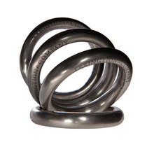 Lexington India Import Holiday Silver Napkin Ring minimalist stainless steel cloth Art Tools
