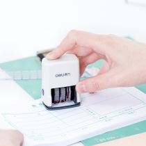 Deli 79951 date seal automatic ink return production date coding machine year month day adjustable time printing