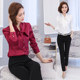 Bowknot shirt female long-sleeved chiffon shirt 2020 autumn new tooling shirt formal wear professional wear white shirt Bowknot shirt female long-sleeved chiffon shirt 2020 autumn new tooling shirt formal wear professional wear white shirt
