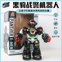 Transmitter Robot Toys Intelligent Conversation Children Boy Little Puzzle Electric dance to talk mechanical Warring Police
