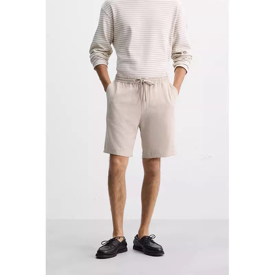 2025 summer new products Men's clothing Loose linen and viscose-blend casual shorts 1437402 104
2025 summer new products Men's clothing Loose linen and viscose-blend casual shorts 1437402 104