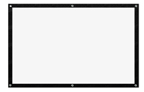 Guangmi portable screen 100 inch white plastic 16:9 simple projection screen