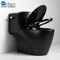 Japan Eden household ceramic toilet Nordic dumb black personality creative toilet siphon flush toilet