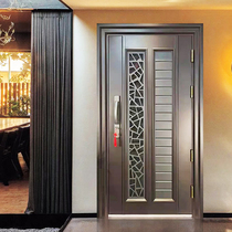 304 stainless steel door single door anti-theft entry Korean door safety ventilation and ventilation entry door middle door thickening custom