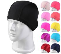 Special swimming cap flower cloth Solid color high elastic fabric Men and women children adults can choose the color swimming pool swimming cap