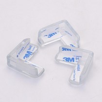 Childrens anti-collision protective bag corner edge right angle bump silicone thickened anti-fall transparent table smoke machine coffee table Glass plastic