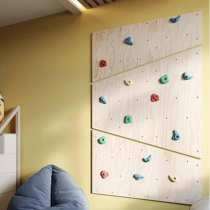 Rock climbing wall childrens home indoor adult wooden rock climbing board childrens sensory training Rock Point bouldering climbing equipment