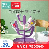 Baby bottle drain rack Household drying rack Detachable hanging baby cup drying rack Bracket drainer