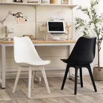 Hardware Adolescent Modern Nordic Home Work Learning Chair Brief Backrest Bookroom Bedroom Net Red Leather Chair Dining Chair