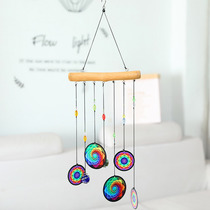 Driftwood Tree of life Printed iron sheet Metal Feng Shui wind chimes shop hanging home outdoor courtyard decoration gifts