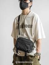 MYBRANDORIGINAL CASUAL HORIZONTAL SQUARE BAG GENDER-FREE BLACK ARMPIT BAG MOBILE PHONE BAG WATERPROOF D3086