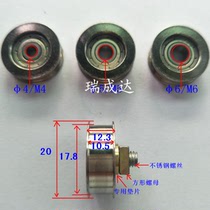 SMT feeder bench plug-in machine belt pulley 20mm idle wheel slot width 10 5 flat belt pulley 18mm copper wheel