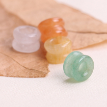 East Tomb Jade Wheel Transfer Pearl 4mm Large Aperture Bracelet Pendant Pendant handmade Diy Material Ornament Accessories Accessories