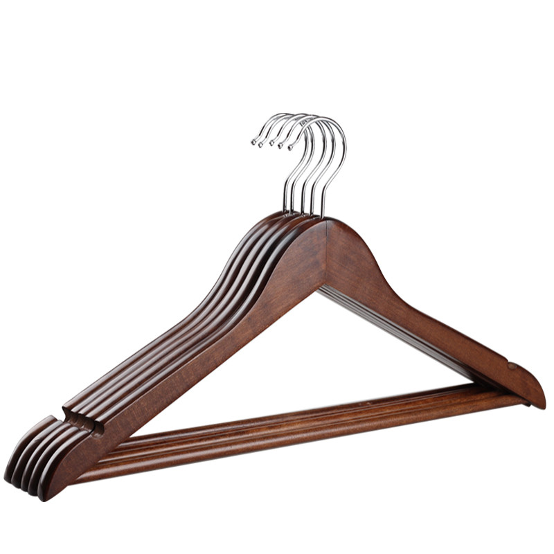 家用复古木头衣服撑酒店衣架