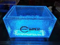New ice bucket bar creative thickened nightclub LED commercial beer frame wine barrel luminous Acrylic champagne ice bucket
