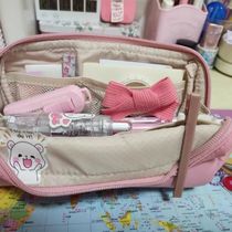 Original small crowdsourced waterproof soft howl net high face value sandwich containing pen bag large capacity with heart building pen bag