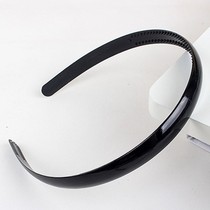 3 sets of Korean version of simple Joker black and white wide edge hairband plastic pressure head hoop hairpin high quality black hair band