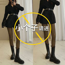 Underpants Wearing a small man outside 150cm Winter Pretentious Meat Sexy Power Wear with Black Stockings Reinforced 145