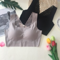 Japans reassuring 008 sports gathering bra beautiful lace without steel circle bra 6251 upgrade to erase bra