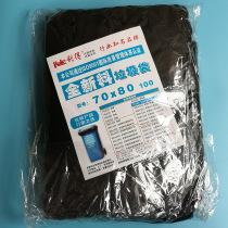 Disposable thick household garbage bag 70x80 flat mouth large environmental protection hotel plastic bag 100