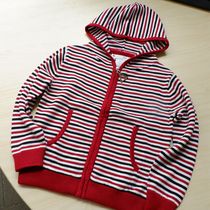 Children Spring and Autumn Cotton Cotton Sweater Hooded Zipper Cardigan Jacket 2-4