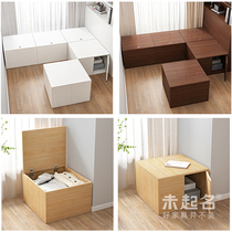 O minimal modern luxury bed cabinet can sit locker multi-functional storage locker large capacity dwarf cabinet OO