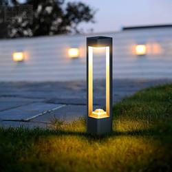 Modern simple solar LED lawn lamp, creative high-end outdoor courtyard lamp, garden villa lamp, aisle lamp