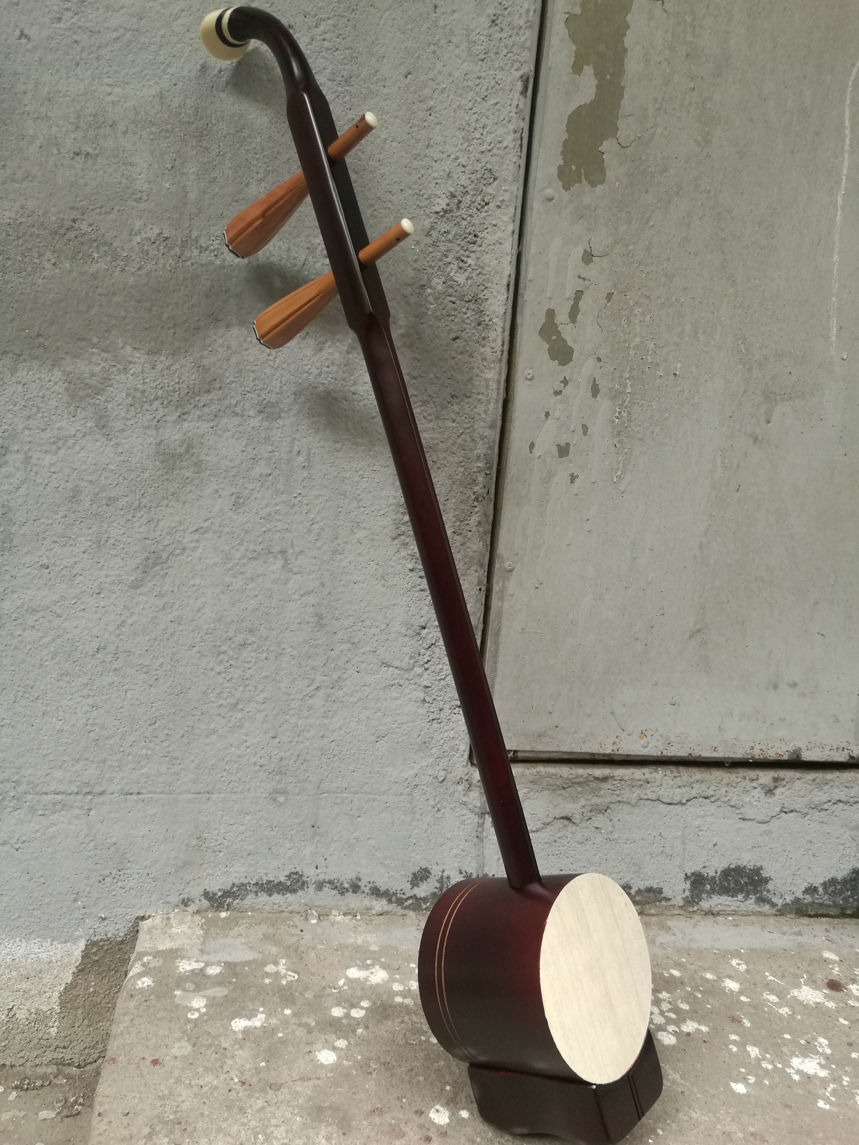 板胡竹板精品红木扁杆竹筒梨木婺剧绍剧板胡