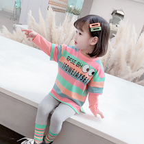 Tennis Red Girl Autumn Clothing Suit 1-5 Year Old Ocean Qi Children Trendy Two Sets 4 Women Baby Spring Autumn 3 Children 2 Tide