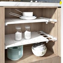 Wardrobe Containing Stratified Shelf Separator Closet Cabinet Cupboards Isolation shoe cabinet Nail-free telescopic dormitory Shelving Kitchen Partitions