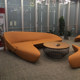 ແບບ Nordic ຜູ້ອອກແບບ Moon ແບບສ້າງສັນທີ່ທັນສະໄຫມ sofa ແບບຫ້ອງໂຮງແຮມ villa custom ວິສະວະກໍາເຟີນີເຈີດຽວ