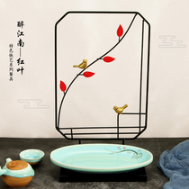 Qianxi Hotel Supplies Tableware Tableware Artistic Conception Cuisine Creative Tableware Special-shaped Plate Personality Ming File Special Restaurant