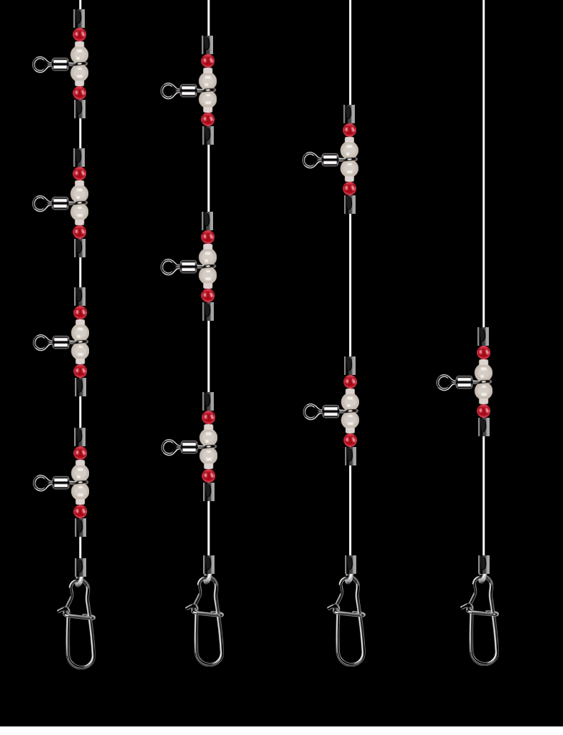 串钩钓组 海钓全套船钓天平套装沉底海杆远投海竿黄姑 白果子钓组