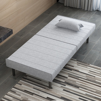 Folding bed plus high single bed Household lunch break bed Small apartment simple bed Childrens bed Hotel extra bed Tatami bed