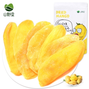 山野里芒果干300g一箱整水果干片蜜饯果脯果干类整箱零食小吃袋装