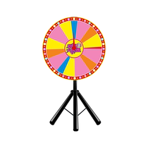 Lottery turntable lucky big turntable double-sided customized event turntable controllable and erasable annual meeting lottery game props