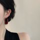 Encore Redro Circle Red Earrings Mosquito Coil Ear Ear Clip Earcing Circle White Ear Studs Solid Silver Encore Redro Circle Red Earrings Mosquito Coil Ear Ear Clip Earcing Circle White Ear Studs Solid Silver