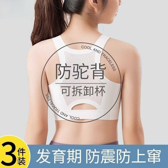 Developing girls underwear students junior and senior high school girls vest puberty sports vest shock-proof breathable bra
Developing girls underwear students junior and senior high school girls vest puberty sports vest shock-proof breathable bra