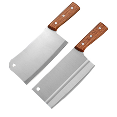 不锈钢菜刀家用锋利切菜刀斩骨刀厨房刀具套装厨师专用切片砍骨刀价格比较