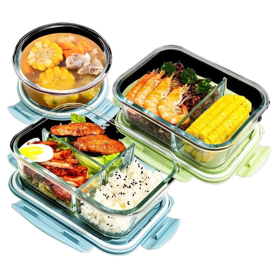 Glass preservation rice box can be microwave oven, heating special bowl lunch box set, office student group separated bento box box
Glass preservation rice box can be microwave oven, heating special bowl lunch box set, office student group separated bento box box