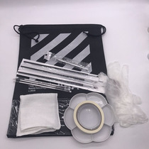 LUCKY DOG sneakers custom hand-painted tool DIY set set Brush Square glove